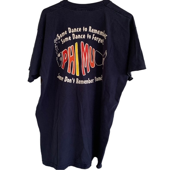 Vintage Tee Shirt 1999 Hanover College Formal Phi Mu Sorority Dance - Picture 1 of 7